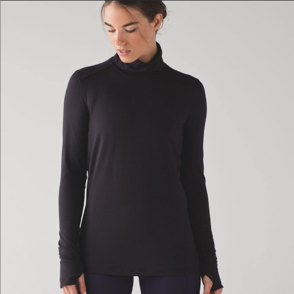 lululemon athletica Tops - Lululemon Ready To Rulu Turtleneck Black